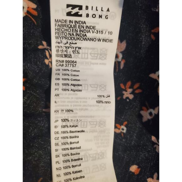 Billa Bong Lightweight Cover-up Top, NWT, Large - Picture 6 of 6